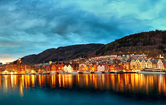 Panoramic View of Bergen