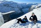 Trolltunga hike winter