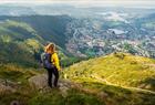 Hiking at Mount Ulriken