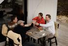 Share a meal and more stories wirth fellow paddlers