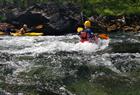 Course in river paddling