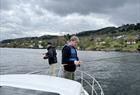 Fishing from the boat