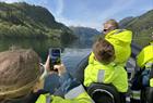 Fjord cruise in Rib boat on the Hardangerfjord