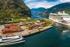 Flåm harbour