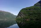 Guided sea kayak tour on the Hardangerfjord