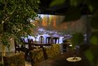 Eat in a crisp autumn forest