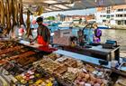 Outside at the Fish Market in Bergen