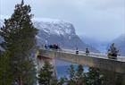 Stegastein viewpoint in winter