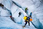 f you want, you can try climbing the ice too, but you can also choose to just enjoy the view!