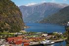 Fjordcruise Bergen to Flam - Overview over Flam