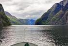 Fjord cruise on the Nærøyfjord between Flåm and Gudvangen