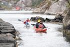Guided kayak trip
