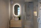 Bathroom with shower (fjord suite 2)