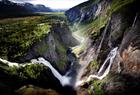 The waterfall at Vøringsfossen