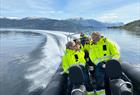 Fjord cruise in Rib boat on the Hardangerfjord