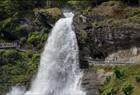 The waterfall at Steinsdalsfossen