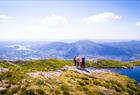 Short hike from the top of Mount Ulriken