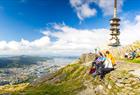 Enjoy the view at the top of Mount Ulriken