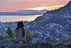 How about watching the sunset from this viewpoint?