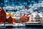 Bergen Bay and Mount Fløyen