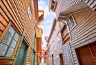 Wooden structures in Bryggen