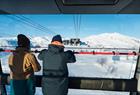 Die einzigartige Lage der Gondel am Bahnhof ermöglicht es Ihnen, schnell und umweltfreundlich in die Berge zu gelangen.