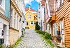 cobblestone streets of Bergen