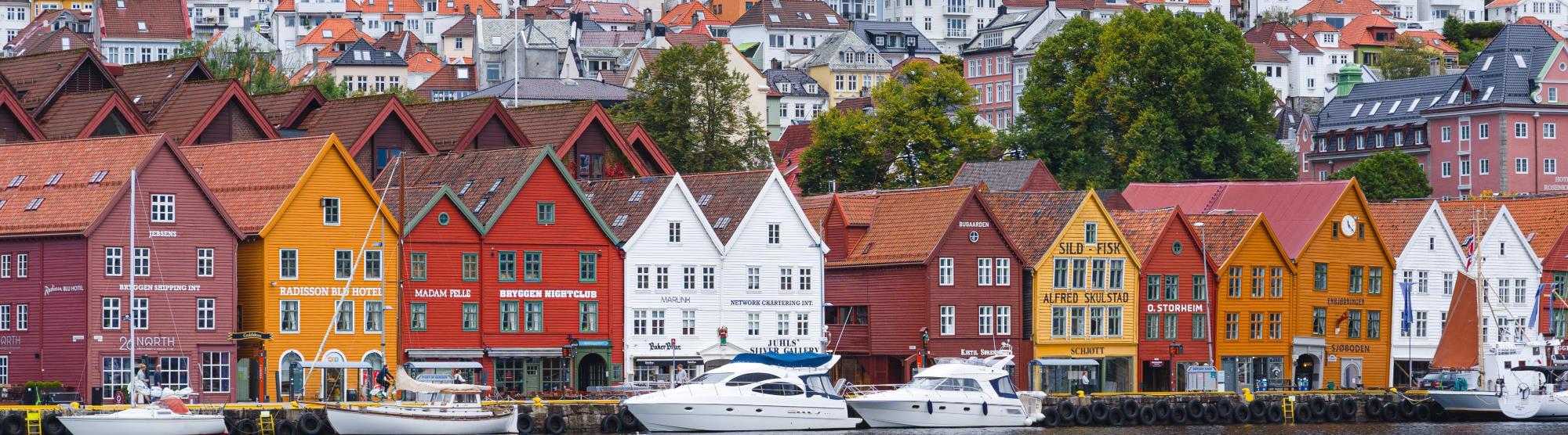Bergen easy to get to - Bryggen