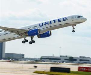 United Airlines launch new route from New York to Bergen.