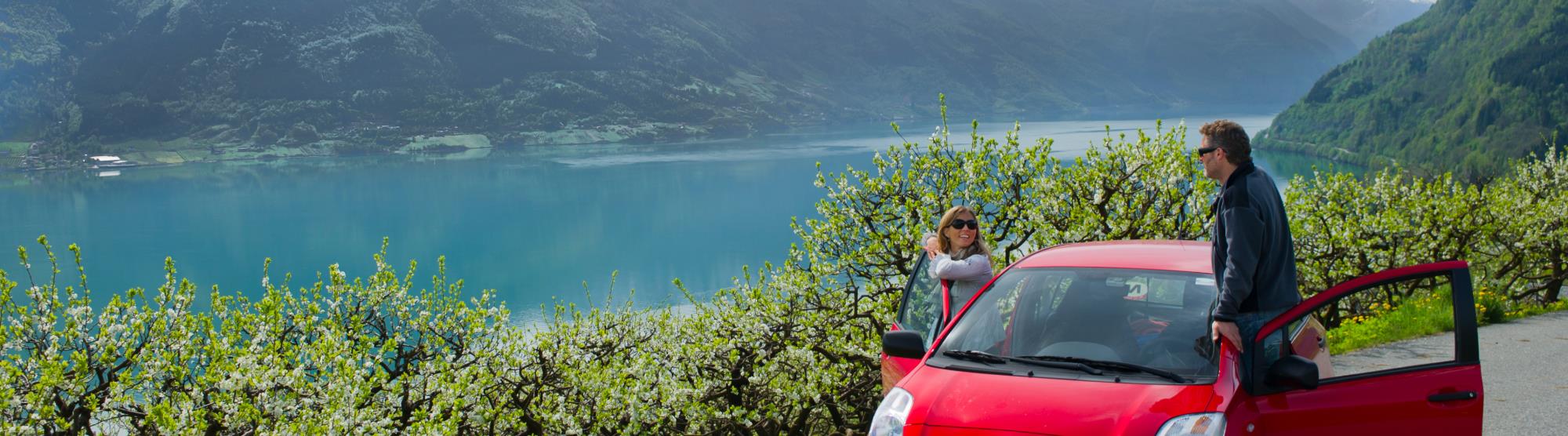 Driving from Bergen to Hardanger