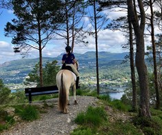 Unique riding tour in the mountains surrounding Bergen city centre