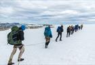 Guided glacier hiking