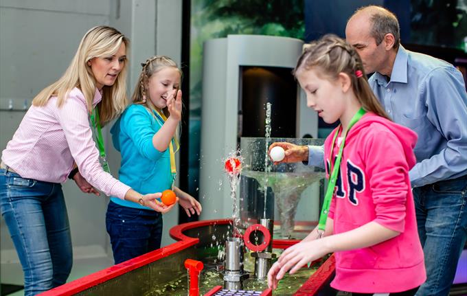 Fun with water at Bergen Science Centre VilVite