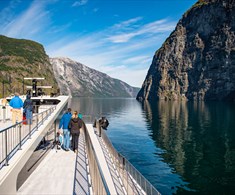 Fjord cruise on the Nærøyfjord