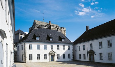 Bergenhus Fortress - inside the yard