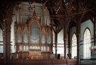 The organ in St.Johns church