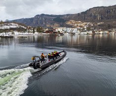 Fjord safari on the Hardangerfjord in a fast paced RIB-boat Fjord safari on the Hardangerfjord in a fast paced RIB-boat